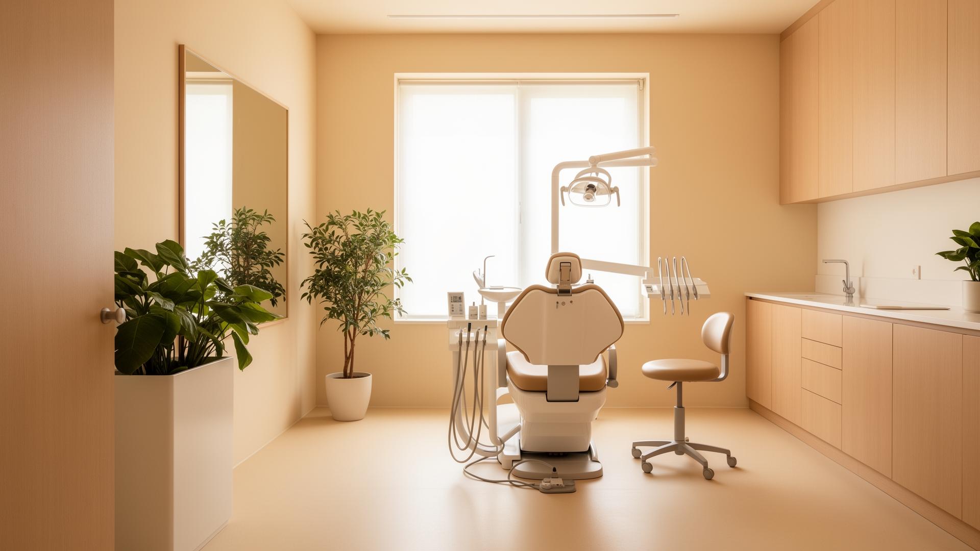 Modern dental office interior